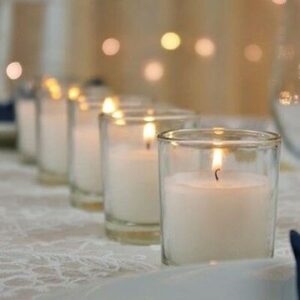 Clear Glass Tealight Holders