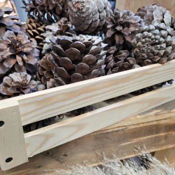 Large Pine Crate Tray