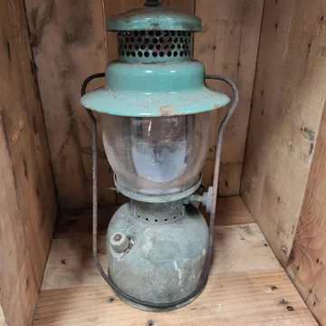 Mismatched Vintage Oil Lamps