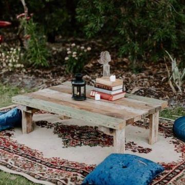 Rustic Pallet Picnic Table