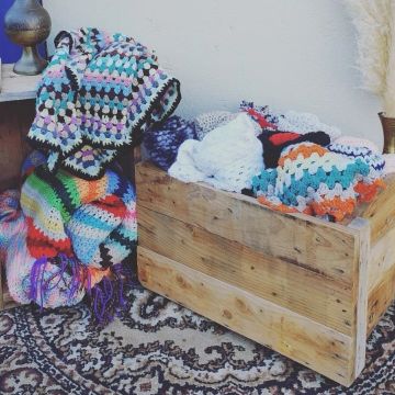 Vintage Crochet Lap Blankets
