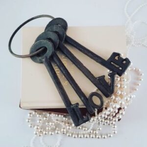 Vintage Style LOVE Keys