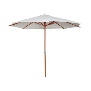 White Parasol Style Market Umbrella
